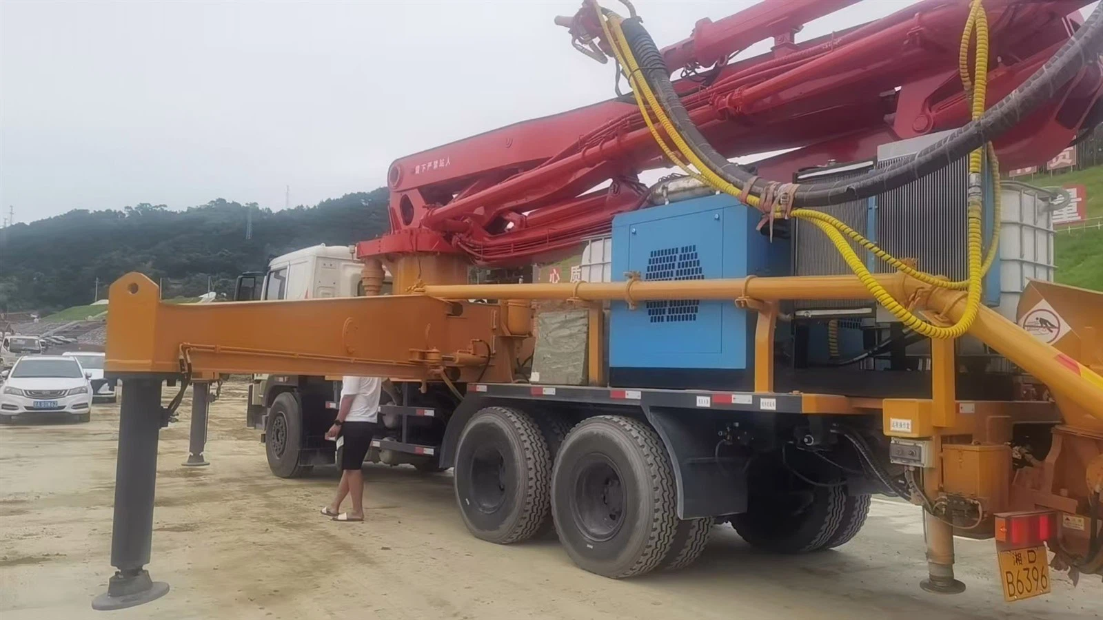 wet shotcrete concrete pump soil spraying machine wet shotcrete concrete pump soil spraying machine